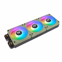 Thermaltake CL-F196-PL12MG-A système de refroidissement d'ordinateur Boitier PC Ventilateur 12 cm Vert 3 pièce(s) - Vue supplémentaire 3