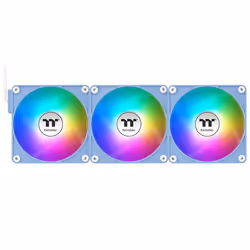 Thermaltake CL-F198-PL12BU-A système de refroidissement d'ordinateur Boitier PC Ventilateur 12 cm Bleu 3 pièce(s) - Vue supplémentaire 2