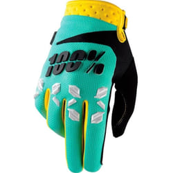 100% Airmatic Gants de Motocross, vert-turquoise, taille 2XL pour Hommes