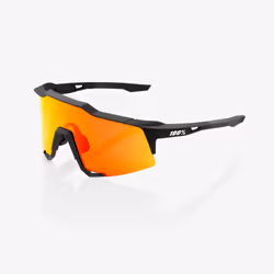 100% Speedcraft, Adulte, Unisexe, Shield, Demi-contour, Polycarbonate, Noir, Gris