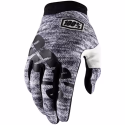 100% iTrack Heather Gants de Motocross, gris, taille S pour Hommes
