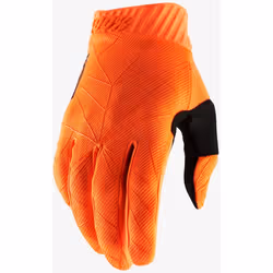 100% Ridefit Gants, noir-orange, taille 2XL pour Hommes