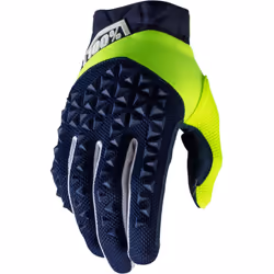 100% Airmatic Gants, bleu, taille S