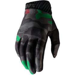 100% Ridefit Gants, vert-multicolore, taille S pour Hommes