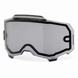 100% Armega Vented Dual Lentille de remplacement, gris pour Hommes
