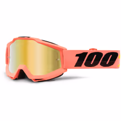 100% Accuri Extra Rogen Lunettes de motocross, jaune pour Hommes