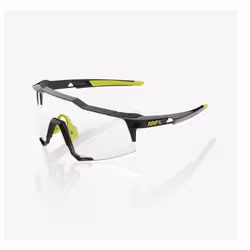 100% Hypercraft, Adulte, Unisexe, Shield, Demi-contour, Polycarbonate, Bleu, Citron vert