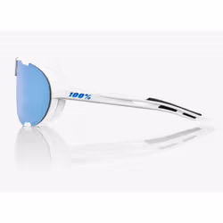 100% Westcraft Soft Tact White lunettes de soleil Ovale