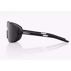 100% Westcraft Matte Black lunettes de soleil Ovale