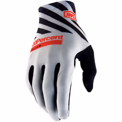 100% Celium Gants de vélo, noir-gris, taille L pour Hommes