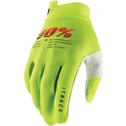 100% iTrack Gants de vélo, jaune, taille S pour Hommes