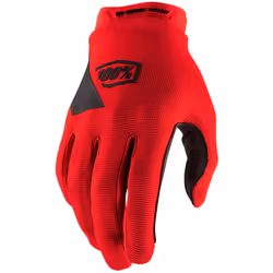 100% Ridecamp Gants de vélo, rouge, taille L pour Hommes
