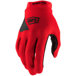 100% Ridecamp Gants de vélo, rouge, taille L pour Hommes