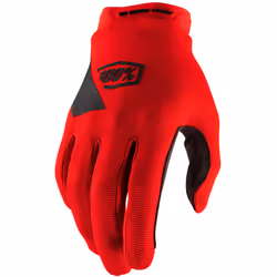 100% Ridecamp Gants de vélo pour les jeunes, rouge, taille XL