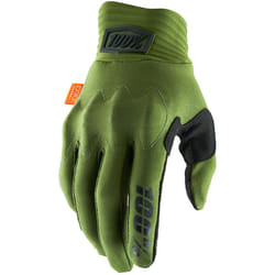 100% Cognito Gants de vélo, vert, taille M pour Hommes