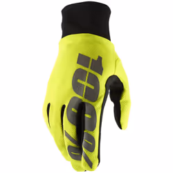 100% Hydromatic WP Gants de vélo, noir-jaune, taille 2XL pour Hommes