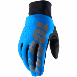 100% Hydromatic Brisker Gants de vélo, bleu, taille S pour Hommes