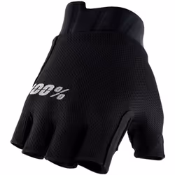 100% Exceeda Gel Gants de vélo, noir, taille M pour Hommes