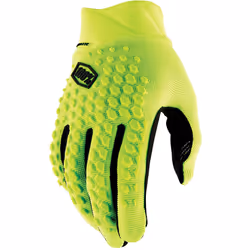 100% Geomatic Gants de vélo, jaune, taille XL pour Hommes
