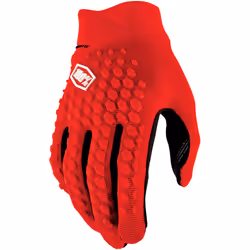 100% Geomatic Gants de vélo, rouge, taille S pour Hommes