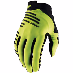 100% R-Core Gants de vélo, jaune, taille M pour Hommes