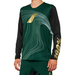 100% R-Core X LE Maillot vélo, vert, taille S pour Hommes