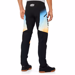 100% R-Core X LE Pantalon de vélo, noir-bleu-jaune, taille 36 pour Hommes