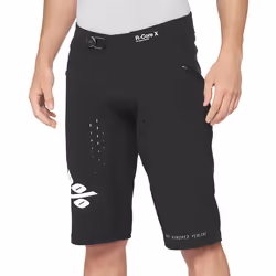 100% R-Core X Shorts de vélo, noir-blanc, taille 34 pour Hommes