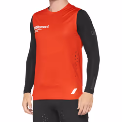 100% R-Core Concept Maillot vélo, noir-rouge, taille L pour Hommes