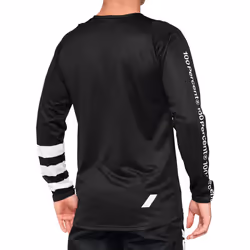 100% R-Core Maillot vélo, noir-blanc, taille S pour Hommes