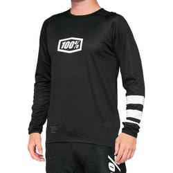 100% R-Core Maillot vélo, noir-blanc, taille L pour Hommes