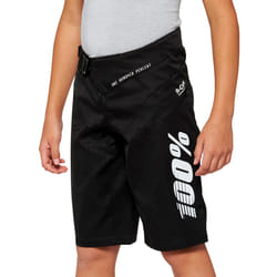 100% R-Core Shorts de vélo pour jeunes, noir, taille 24 pour Hommes