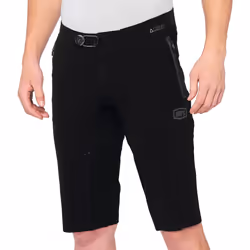100% Celium Shorts de vélo, noir, taille 30 pour Hommes