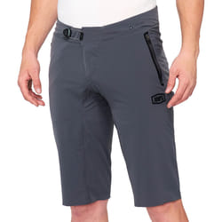 100% Celium Shorts de vélo, gris, taille 30 pour Hommes