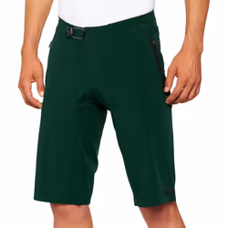 100% Celium Shorts de vélo, vert, taille 38 pour Hommes