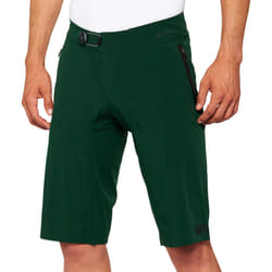 100% Celium Shorts de vélo, vert, taille 38 pour Hommes