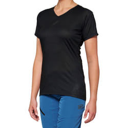 100% Airmatic Black Maillot de vélo à manches courtes pour dames, noir, taille L pour Femmes
