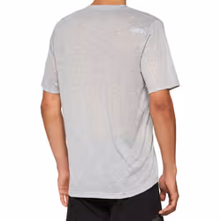 100% Airmatic Mesh Maillot de vélo à manches courtes, gris, taille S pour Hommes