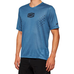 100% Airmatic Mesh Maillot de vélo à manches courtes, bleu, taille S pour Hommes
