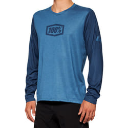 100% Airmatic Maillot de vélo à manches longues, bleu, taille XL pour Hommes