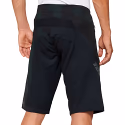 100% Airmatic LE Shorts de vélo, noir-vert, taille 30 pour Hommes