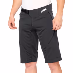 100% Airmatic Shorts de vélo, noir-gris, taille 38 pour Hommes