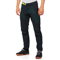 100% Airmatic LE Pantalon de vélo, noir-vert, taille 30 pour Hommes