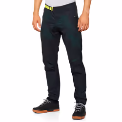 100% Airmatic LE Pantalon de vélo, noir-vert, taille 32 pour Hommes