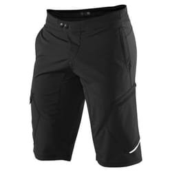 100% Ridecamp Shorts de vélo, noir, taille 28 pour Hommes