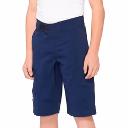 100% Ridecamp Shorts de vélo pour jeunes, bleu, taille 26