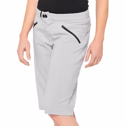 100% Ridecamp Shorts de vélo pour dames, gris, taille M pour Femmes