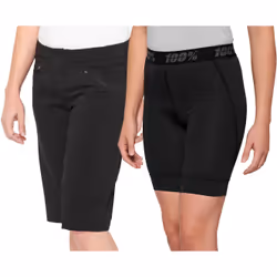 100% Ridecamp Shorts de vélo pour dames, noir, taille L pour Femmes
