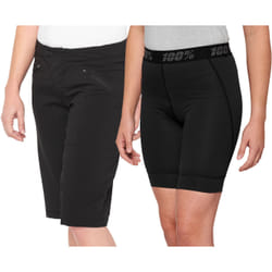 100% Ridecamp Shorts de vélo pour dames, noir, taille XL pour Femmes