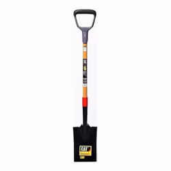 Pelle bêche droite CAT J10-205 L'acier trempé et le manche solide en fibre de verre avec poignée antidérapante font de cette  ...